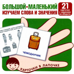 Большой-маленький. 21 карточка