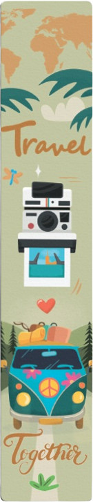 Закладка для книг «Travel togenther» | MagniArt