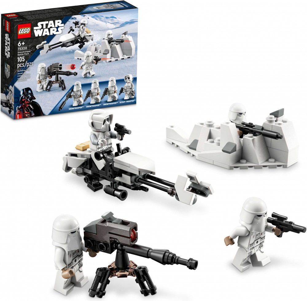 Конструктор Star Wars 75320 Боевой набор снежных пехотинцев. Snowtrooper Battle Pack | LEGO Star Wars: Звездные войны | LEGO