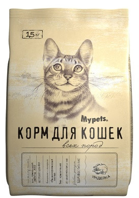 Корм для кошек с курицей