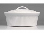 Овальное блюдо для запекания Bianco (21 см) с крышкой