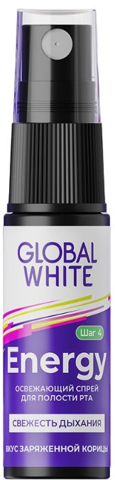 Спрей для полости рта освежающий со вкусом корицы | Global White