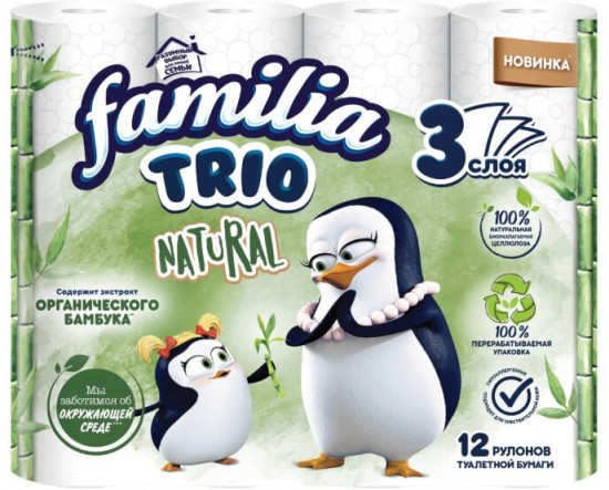 Туалетная бумага «Familia Plus»