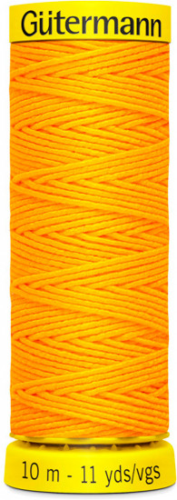 Нить эластичная «Elastic», цвет желтый №4009