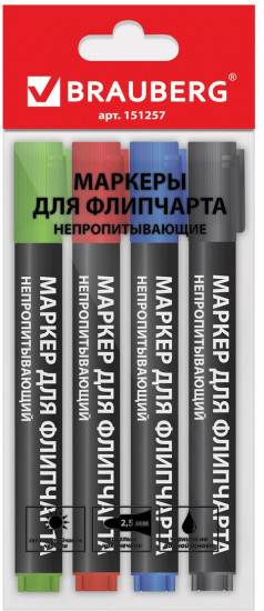 Набор маркеров для флипчарта
