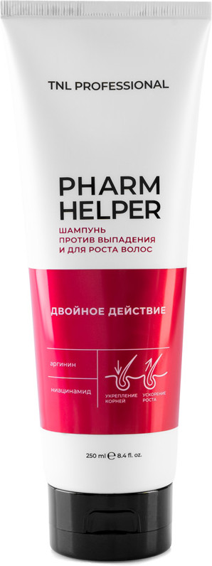 Шампунь против выпадения и для роста волос | Pharm helper | TNL Professional