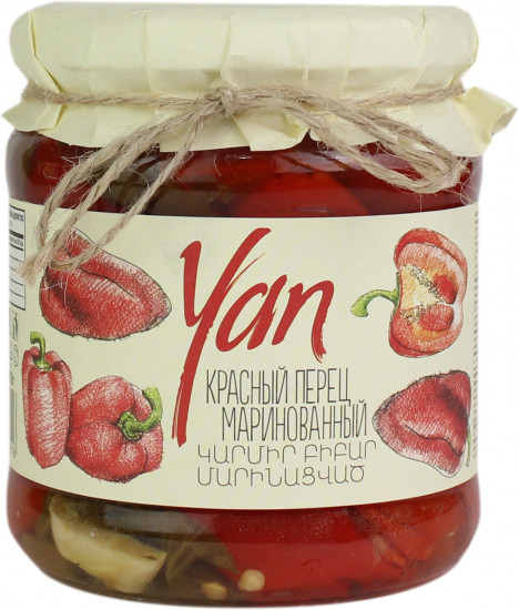 Перец красный маринованный
