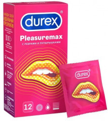 Презервативы с ребрами и пупырышками «Pleasuremax»