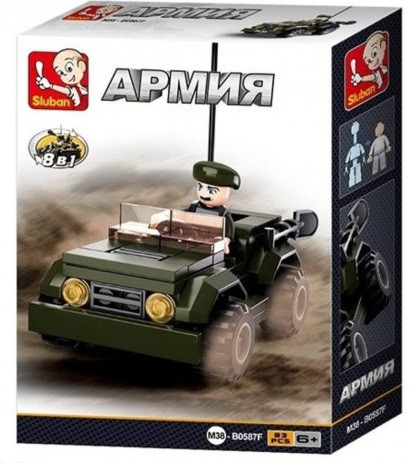 Конструктор «Военный джип»