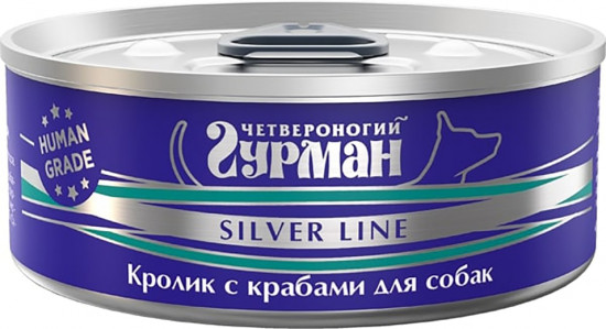Корм для собак «Кролик с крабами»