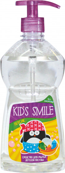 Средство для мытья детской посуды, персик — Kids Smile — Romax