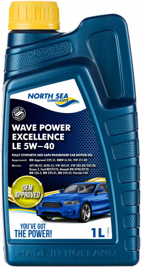 Моторное масло North Sea Wave power excellence LE 5W-40