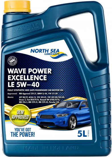Моторное масло North Sea Wave power excellence LE 5W-40