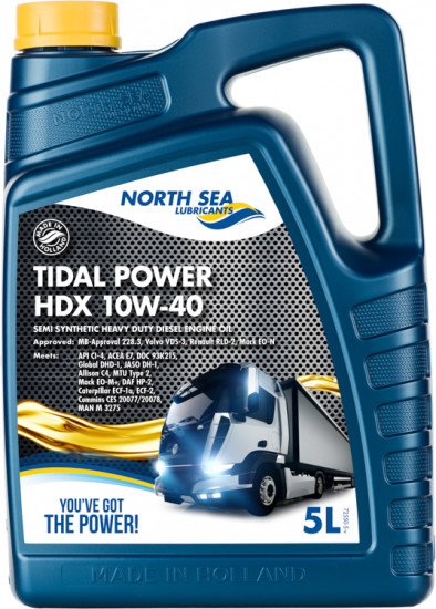 Моторное масло North Sea Tidal power HDX 10W-40