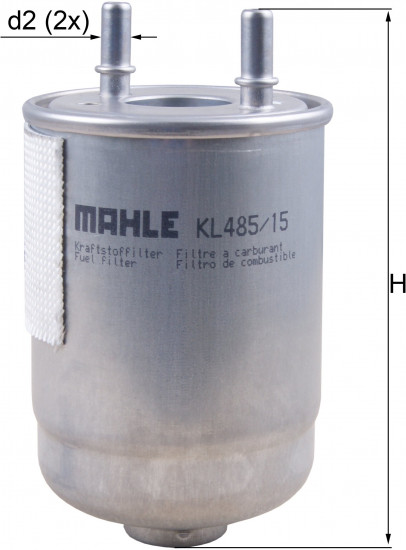 Фильтр топливный KL 485/15D