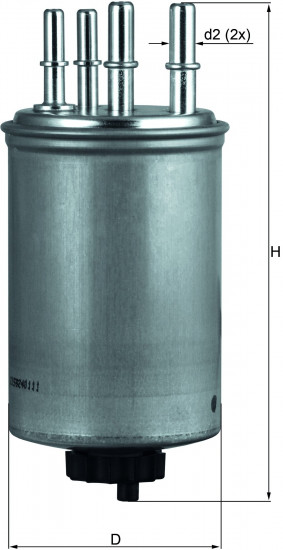 Фильтр топливный KL 506