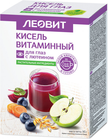 Кисель витаминный для глаз с лютеином