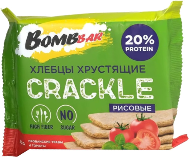 Хлебцы рисовые «Прованские травы» | Crackle | Bombbar