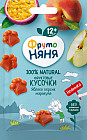 Фруктовые кусочки  из яблок, персиков и маракуйи