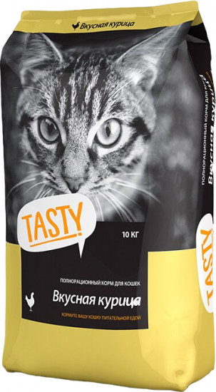 Корм для кошек с курицей