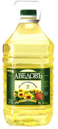 Масло подсолнечное «Аведовъ»