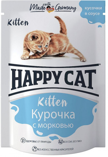 Пауч для котят «Курица с морковью в соусе»