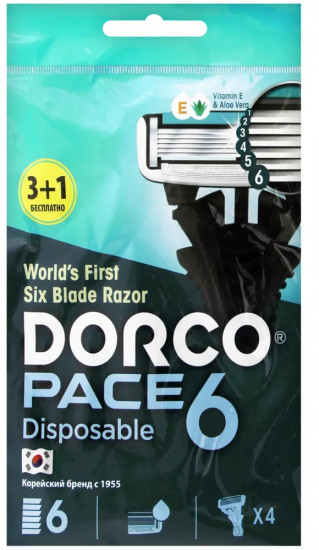 Набор бритв одноразовых «Pace 6»