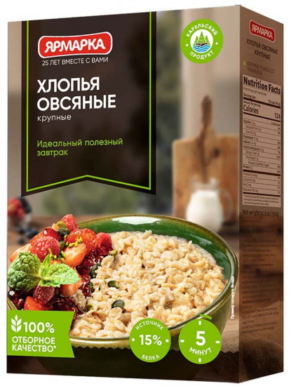 Хлопья овсяные крупные
