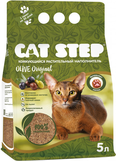Наполнитель для кошачьего туалета «Olive Original»
