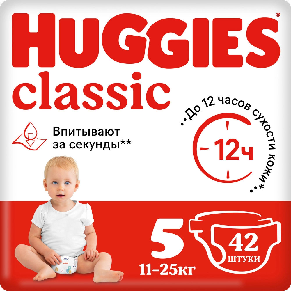 Подгузники детские | Classic | Huggies