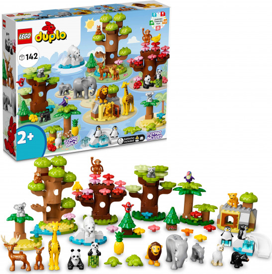 Конструктор LEGO® Duplo 10975 Дикие животные мира. Wild Animals of the World