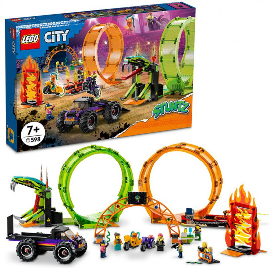 Конструктор LEGO® 60339 Трюковая арена Двойная петля