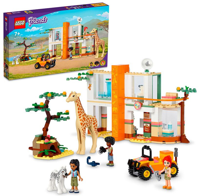 Конструктор Friends 41717 Спасательная станция Мии для диких зверей. Mia's Wildlife Rescue | LEGO Friends | LEGO
