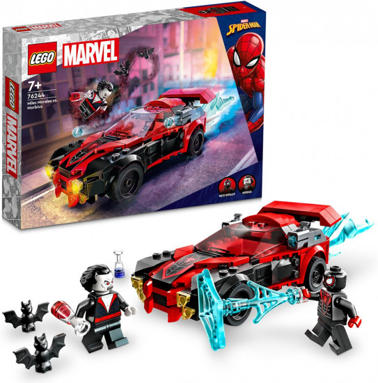 Конструктор LEGO® Marvel 76244 Майлз Моралес против Морбиуса. Miles Morales vs. Morbius