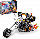 Конструктор Marvel 76245 Призрачный гонщик с роботом и мотоциклом. Ghost Rider Mech & Bike
