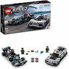 Конструктор Speed Champions 76909 Mercedes-AMG F1 W12 E Performance и Mercedes-AMG Project One