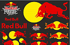 Набор наклеек на машину «RedBull»