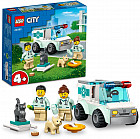 Конструктор City 60382 Автомобиль для спасения животных. Vet Van Rescue