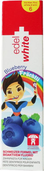 Зубная паста детская «Fruchtli Blueberry»