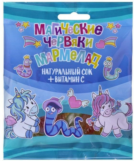 Мармелад жевательный «Магические червяки»