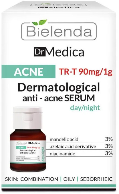 Сыворотка анти-акне дерматологическая дневная/ночная | Dr. Medica Acne | Bielenda