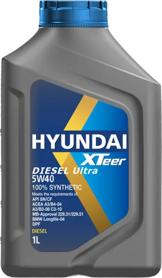 Моторное масло Hyundai XTeer Diesel Ultra 5W40
