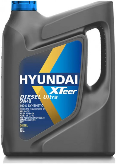 Моторное масло Hyundai XTeer Diesel Ultra 5W40