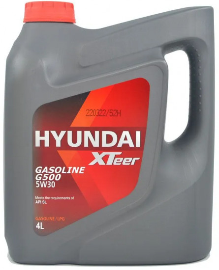 Моторное масло Hyundai XTeer Gasoline G500 5W30
