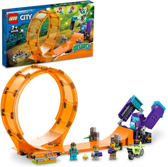 Конструктор LEGO® City 60338 Трюковая петля Сокрушительный шимпанзе. Smashing Chimpanzee Stunt Loop