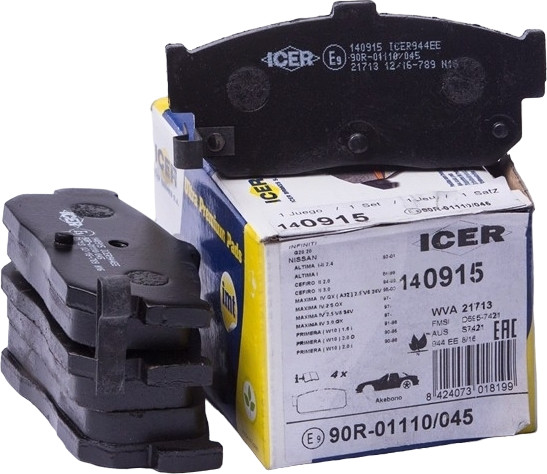 Колодки тормозные Icer 140915