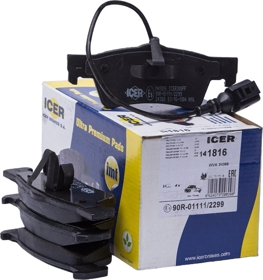 Колодки тормозные Icer 141816