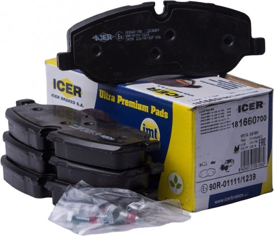 Колодки тормозные Icer 181660700
