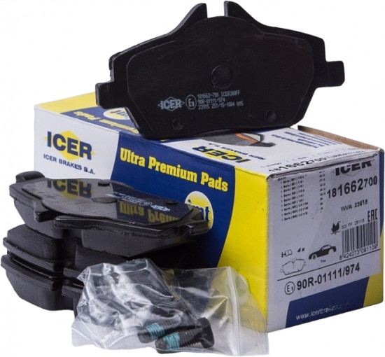 Колодки тормозные Icer 181662700
