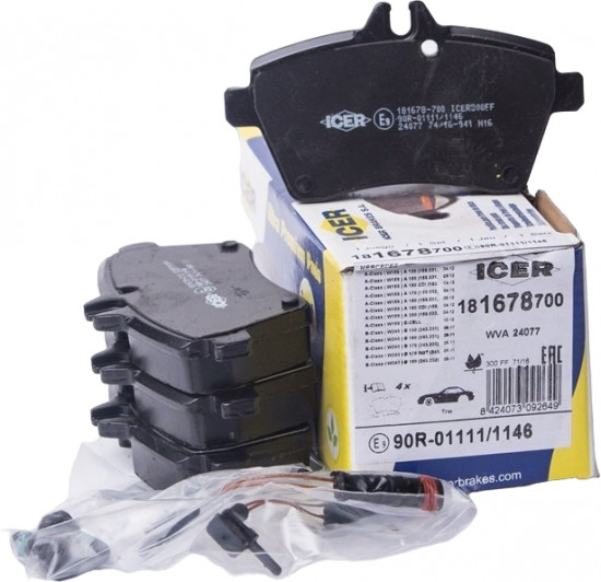 Колодки тормозные Icer 181678700